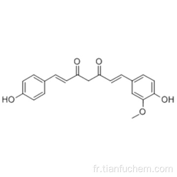 1,6-heptadiène-3,5-dione, 1- (4-hydroxy-3-méthoxyphényl) -7- (4-hydroxyphényl) - CAS 22608-11-3